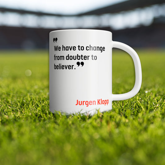 Liverpool Mugs - Jurgen Klopp Doubter To Believer YNWA LFC LVP00025